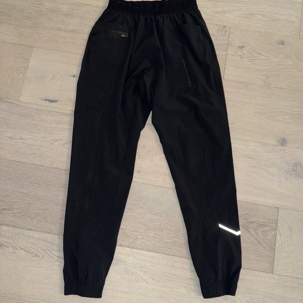 Alphalete Joggers Womens XS‎ Black Elastic Waist Cuffed Stretch Activewear Pants